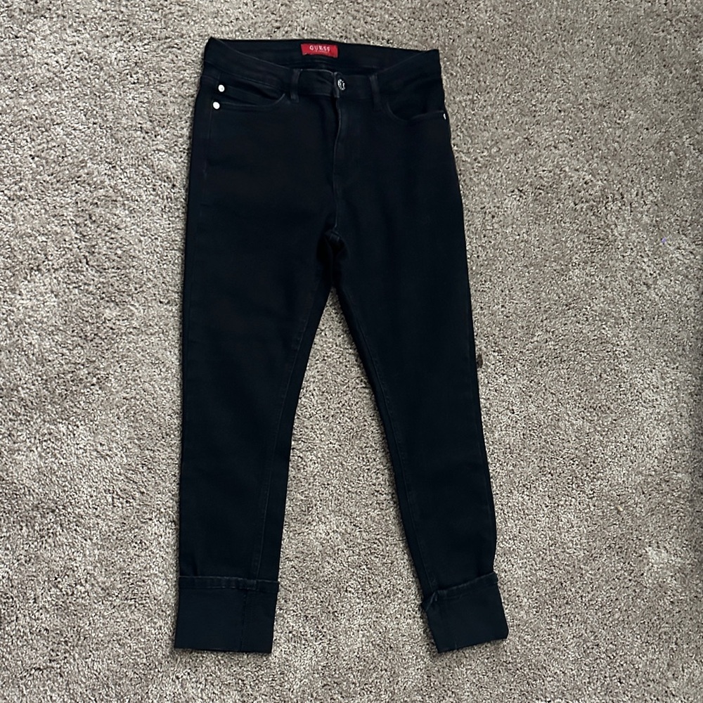 Guess Women's Black Ankle Jeans